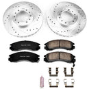 PowerStop Z23 Daily Driver Carbon-Fiber Ceramic Brake Pad and Drilled & Slotted