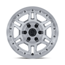 17x8 Black Rhino BR039 Vanguard Gloss Silver 6x139.7 ET32 Wheel
