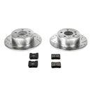 PowerStop Z23 Daily Driver Carbon-Fiber Ceramic Brake Pad and Drilled & Slotted