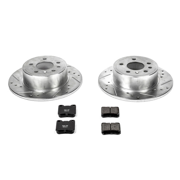 PowerStop Z23 Daily Driver Carbon-Fiber Ceramic Brake Pad and Drilled & Slotted