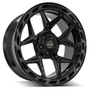 4Play Gen3 4P55 22x10 Black Brushed Face Tinted Wheel 5x127 ET-18 CB87.1