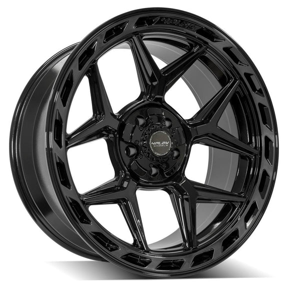 4Play Gen3 4P55 22x10 Black Brushed Face Tinted Wheel 5x127 ET-18 CB87.1