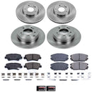 PowerStop OE Stock Replacement Low-Dust Ceramic Brake Pad and Rotor Kit