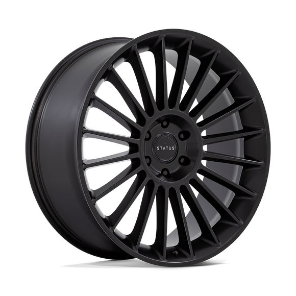 24X10 Status Venti Matte Black 5X120 ET35 Wheel Rim