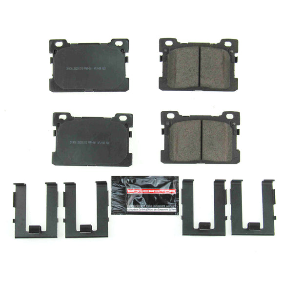 PowerStop Z23 Evolution Sport Carbon-Fiber Brake Pads With Hardware