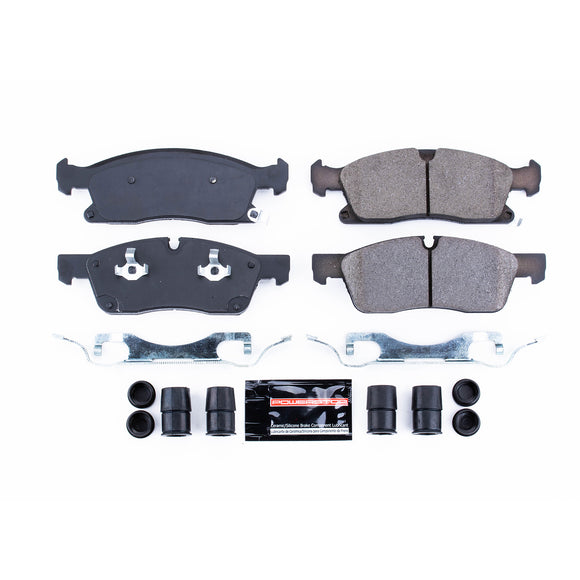 PowerStop Z23 Evolution Sport Carbon-Fiber Brake Pads With Hardware