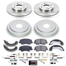 PowerStop OE Stock Replacement Low-Dust Ceramic Brake Pad and Rotor Kit