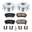 PowerStop Z23 Daily Driver Carbon-Fiber Ceramic Brake Pad and Drilled & Slotted