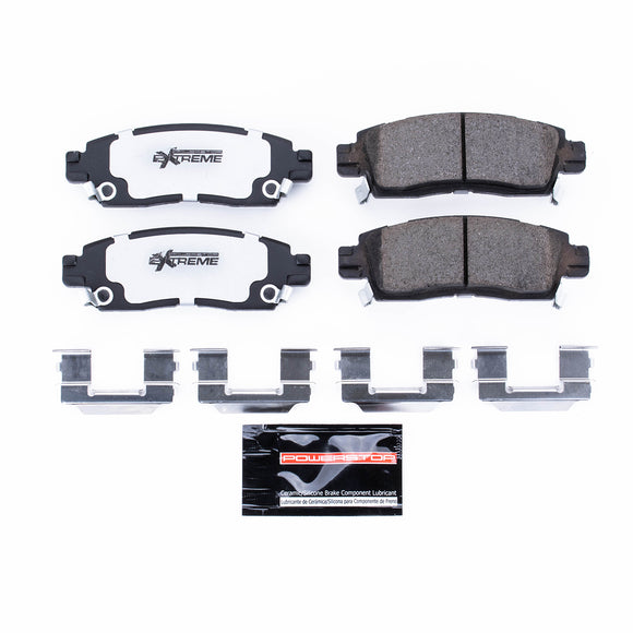 PowerStop Z26 Street Performance Carbon-Fiber Ceramic Brake Pads With Hardware