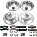 PowerStop Z23 Daily Driver Carbon-Fiber Ceramic Brake Pad and Drilled & Slotted