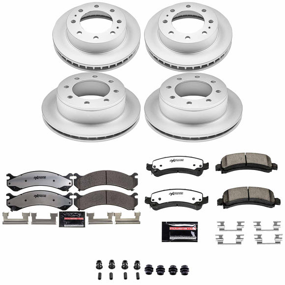 Z36 Truck & Tow Premium Carbon-Fiber Ceramic Brake Pad and Fully Coated Rotor Ki