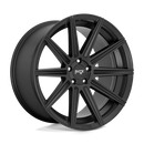 10.5x20 Niche Wheels M242 Tifosi Matte Black Wheel 5x114.3 ET40 CB72.70-2