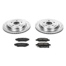 PowerStop Z23 Daily Driver Carbon-Fiber Ceramic Brake Pad and Drilled & Slotted