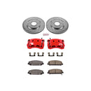 PowerStop Z36 Truck and SUV Ceramic Brake Pad, Drilled & Slotted Rotor, and Cali