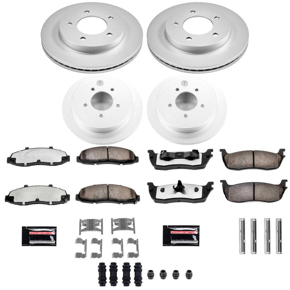 Z36 Truck & Tow Premium Carbon-Fiber Ceramic Brake Pad and Fully Coated Rotor Ki