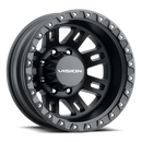 17x6.5 Vision 408 Manx 2 Dually Satin Black Wheel 8x210 ET-143 CB154.2
