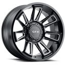 18x9 G-FX TR21 Gloss Black Milled 5x127/135 ET0 wheel/rim-1