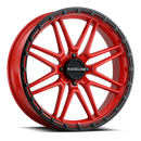 22x7 Raceline A11B Krank XL Gloss Red 4x156 ET0 CB132.5 Wheel