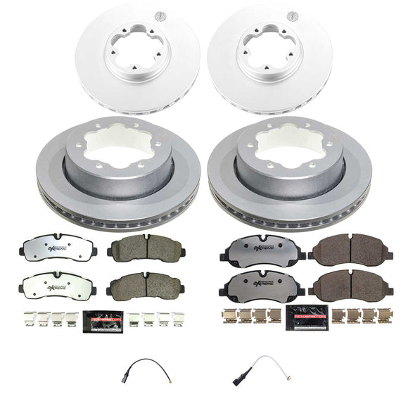 Z36 Truck & Tow Premium Carbon-Fiber Ceramic Brake Pad and Fully Coated Rotor Ki