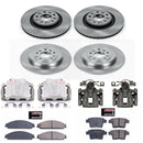 PowerStop OE Stock Replacement Low-Dust Ceramic Brake Pad, Rotor and Caliper Kit