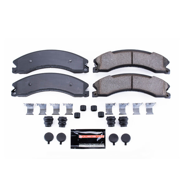 PowerStop Z23 Evolution Sport Carbon-Fiber Brake Pads With Hardware