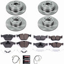 PowerStop OE Stock Replacement Low-Dust Ceramic Brake Pad and Rotor Kit