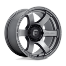 18X9 Fuel D767 RUSH Matte Gun Metal 5X127 ET1 wheel/rim