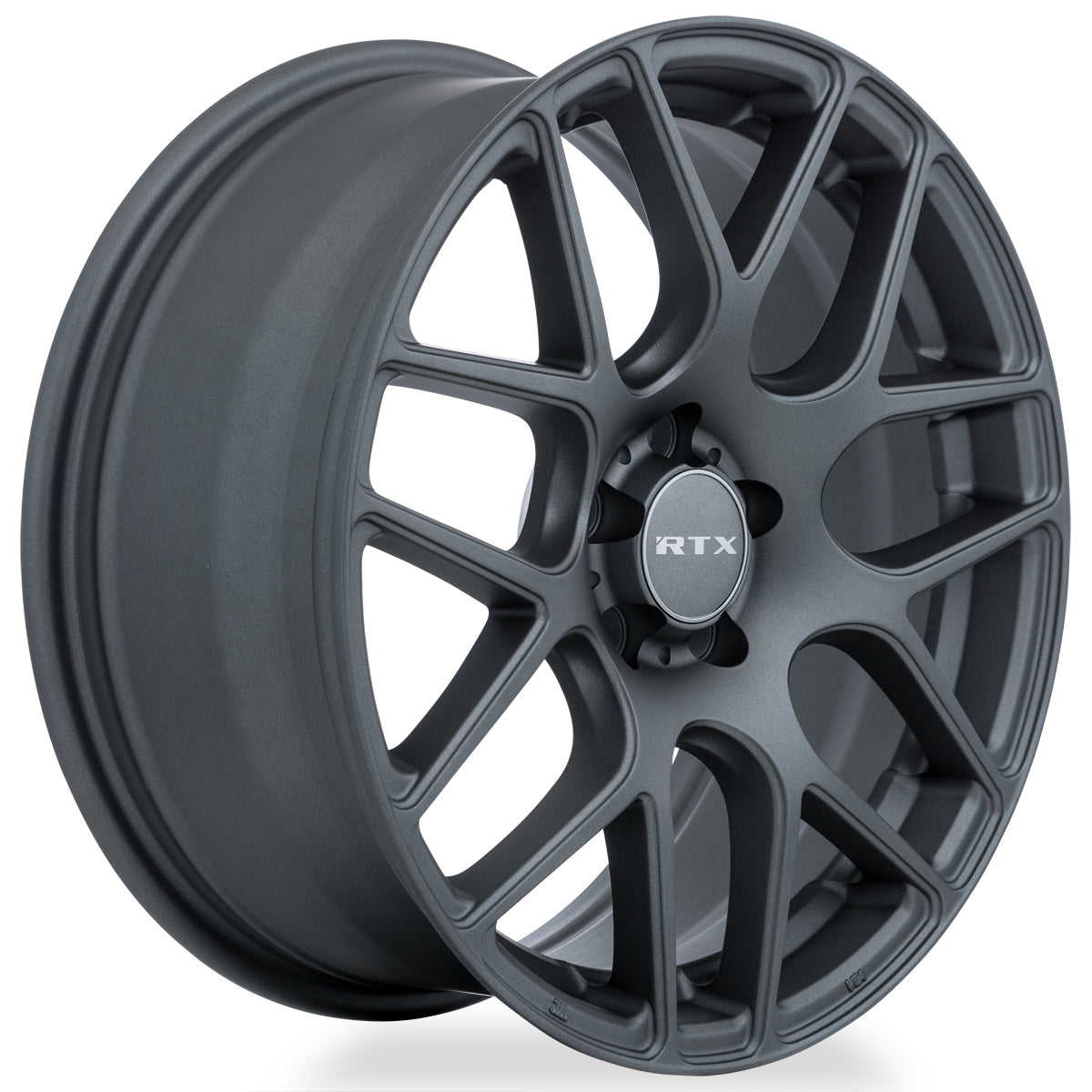 16x6.5 RTX Envy Matte Gunmetal 5x100 ET38 wheel/rim