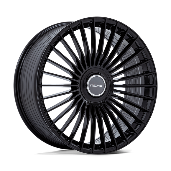 22X10.5 Niche NC282 Serene Gloss Black 5x112 ET38 Wheel Rim