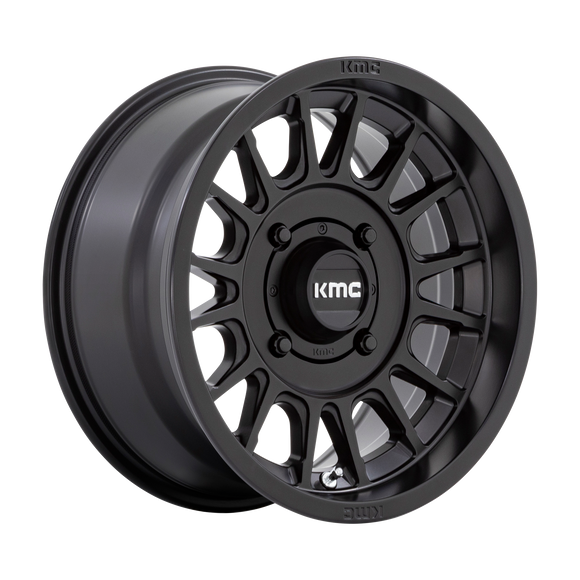 15X7 KMC Powersports KS138 Impact UTV Satin Black 4X156 ET10 Wheel Rim