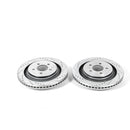 PowerStop Evolution Drilled Slotted Rotors Pair Rear For Ford Mustang
