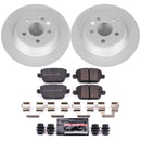 PowerStop Genuine Geomet Coated Rotor and Carbon-Fiber Ceramic Brake Pad Kit
