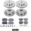 PowerStop OE Stock Replacement Low-Dust Ceramic Brake Pad and Rotor Kit