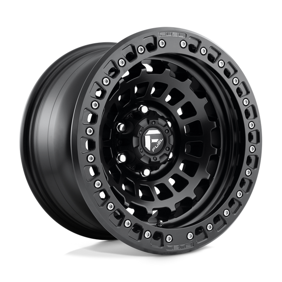 17X9 Fuel D101 Zephyr Beadlock Matte Black 6X139.7 ET-15 wheel/rim