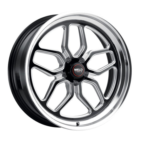 20x8 WELD Performance Laguna Gloss Black Milled 5x127 5x5 ET0 Wheel Rim