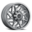 12x8 Vision 361 Spyder Gunmetal 4x110 ET-10.2 Wheel Rim