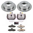 PowerStop OE Stock Replacement Low-Dust Ceramic Brake Pad, Rotor and Caliper Kit