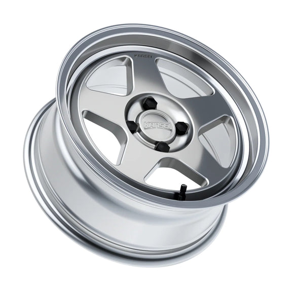 15x7 Kansei K12H KNP Hyper Silver 4x100 ET0 CB73.1 Wheel