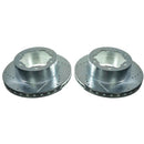 PowerStop Evolution Drilled Slotted Rotors Pair Rear For Dodge Sprinter 3500