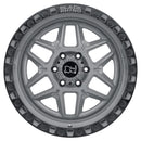 20x9 Black Rhino Kelso Battleship Gray Black Lip Black Bolts 6x139.7 ET12 Wheel-5