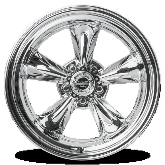 15X8 American Racing VN615 Torq Thrust II CHROME 5X114.3 ET-18 wheel/rim