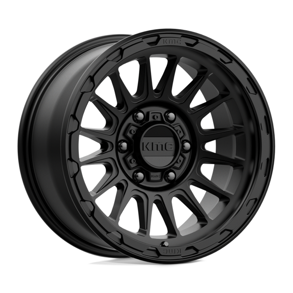 17X8.5 KMC KM542 Impact Satin Black 6X139.7 ET0 wheel/rim
