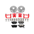 PowerStop Z23 Daily Driver Carbon-Fiber Ceramic Pads Drilled & Slotted Rotor & C