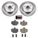 PowerStop OE Stock Replacement Low-Dust Ceramic Brake Pad and Rotor Kit