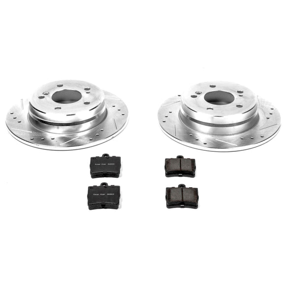 PowerStop Z23 Daily Driver Carbon-Fiber Ceramic Brake Pad and Drilled & Slotted