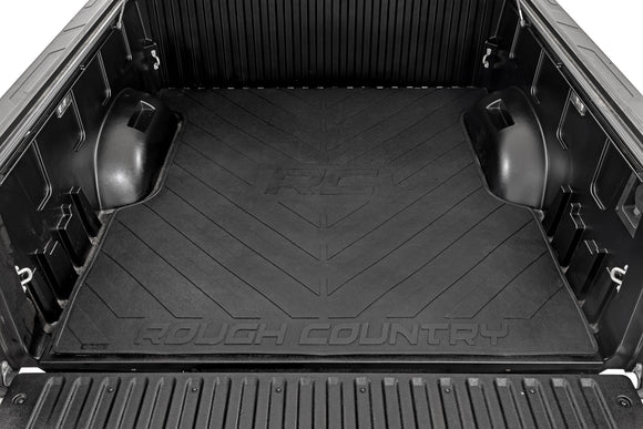 Rough Country Bed Mat 5'7" Bed RC Logo For Toyota Tundra 2022-2023