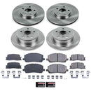 PowerStop OE Stock Replacement Low-Dust Ceramic Brake Pad and Rotor Kit