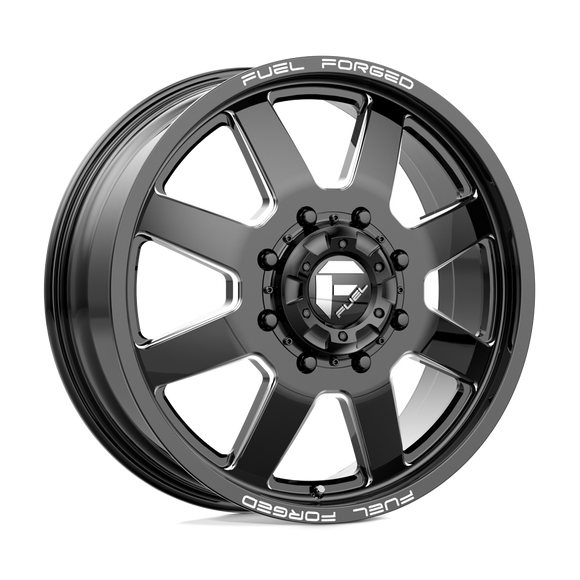 20X10 Fuel MONO DE09 FF09D Matte Black Milled 8X180 ET-24 wheel/rim