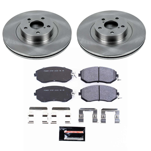 PowerStop Track Day Spec High-Performance Brake Pad and Rotor Kit