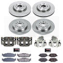 PowerStop OE Stock Replacement Low-Dust Ceramic Brake Pad, Rotor and Caliper Kit